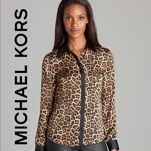 MICHAEL KORS Leopard Blouse
